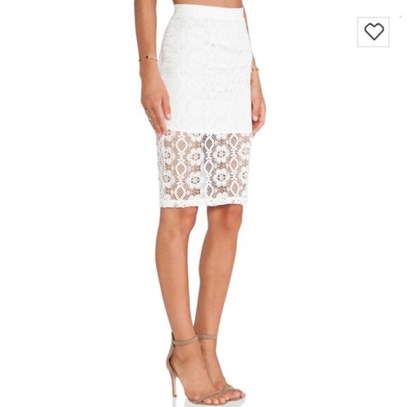 NEW Lovers + Friends Revolve Jet Set Midi Skirt XS - Picture 1 of 16